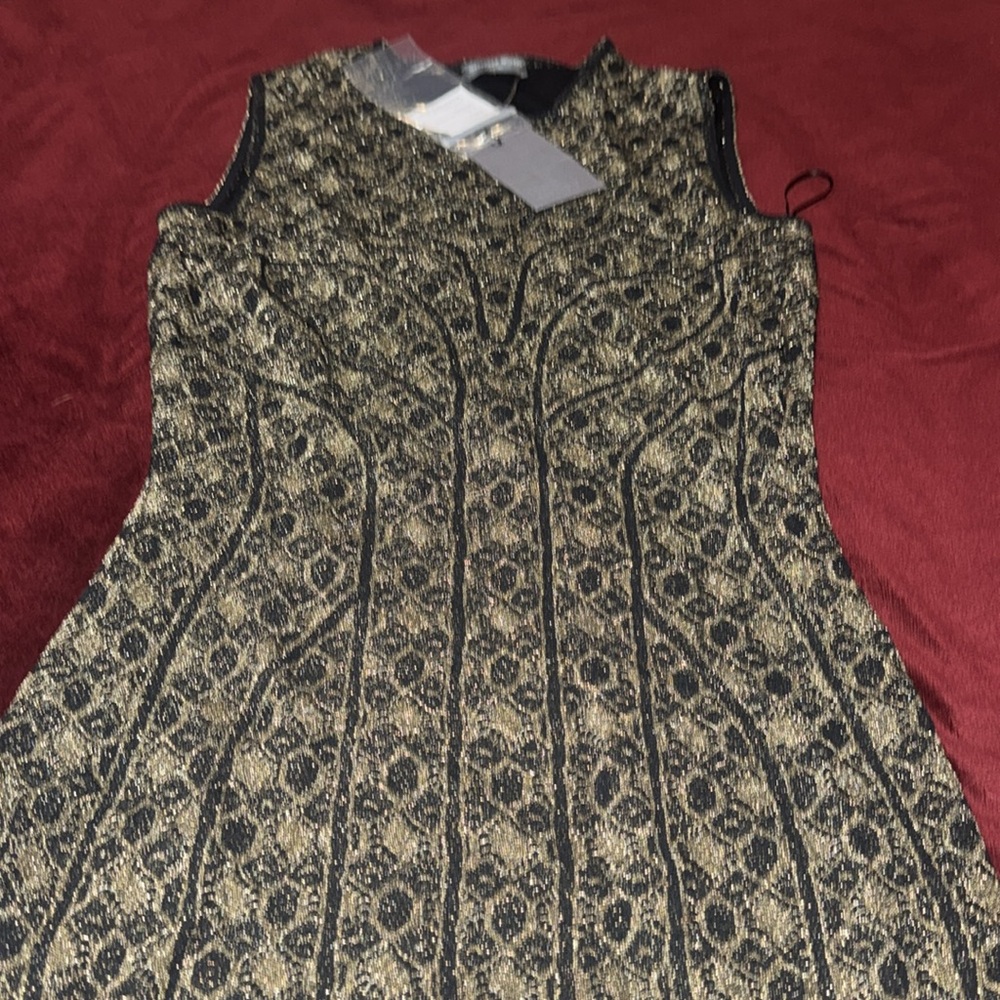 NWT Alexander McQueen Shimmery Sheath Dress - Picture 3 of 4